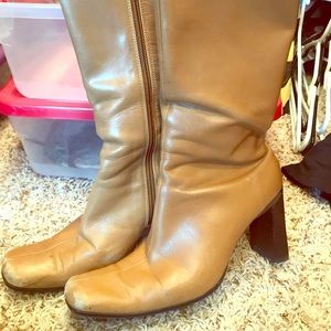 Colin Stuart camel calf boots